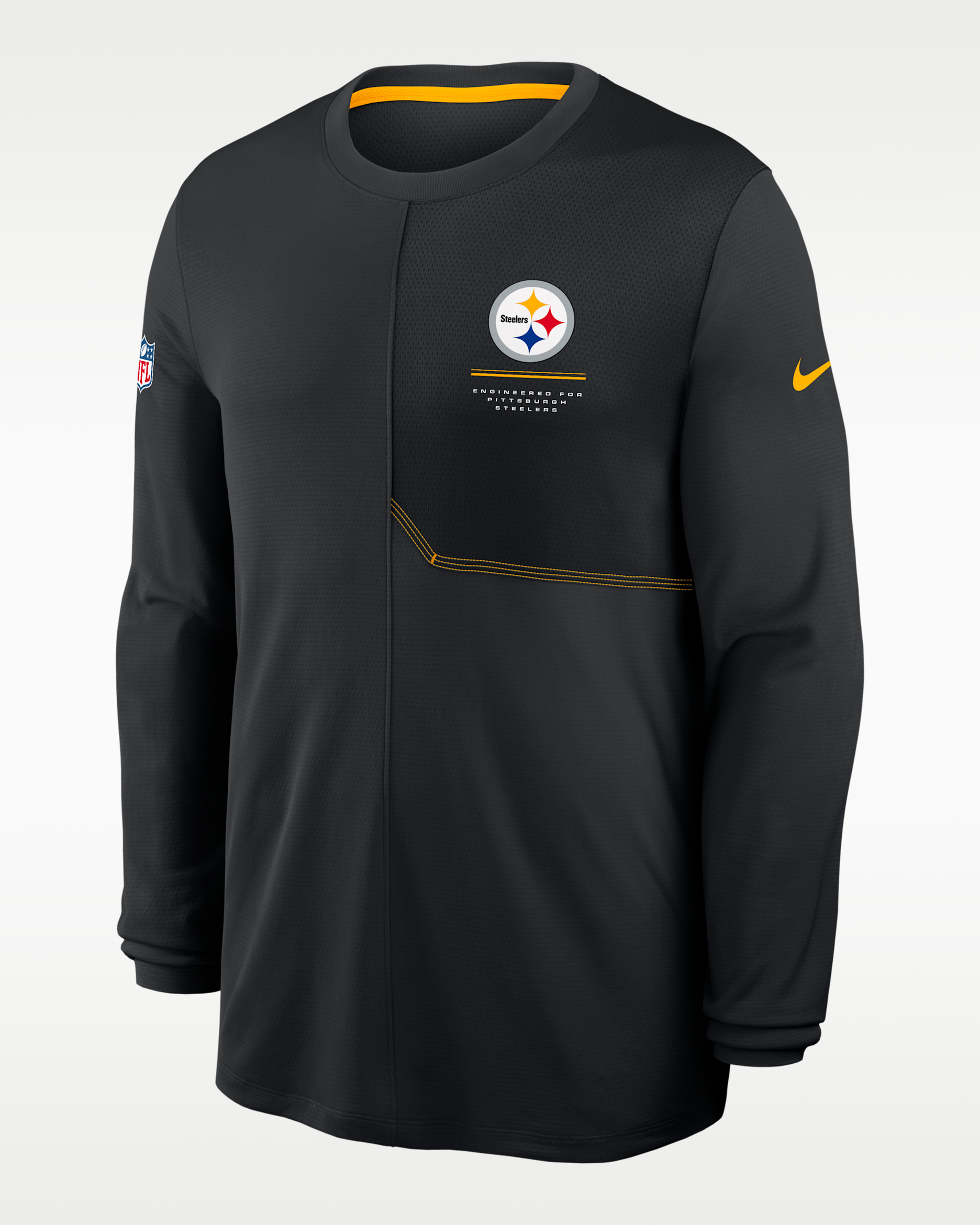 Pittsburgh Steelers Sideline Coach Men's Nike Dri-FIT NFL Long